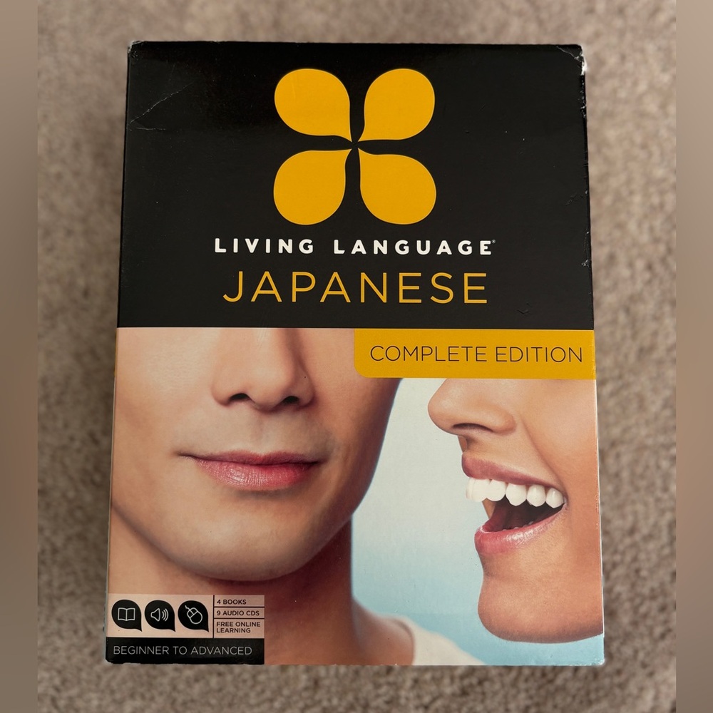 ‼️SOLD‼️Living Language Japanese Complete Edition 4 Books With 9 Audio CDs Set